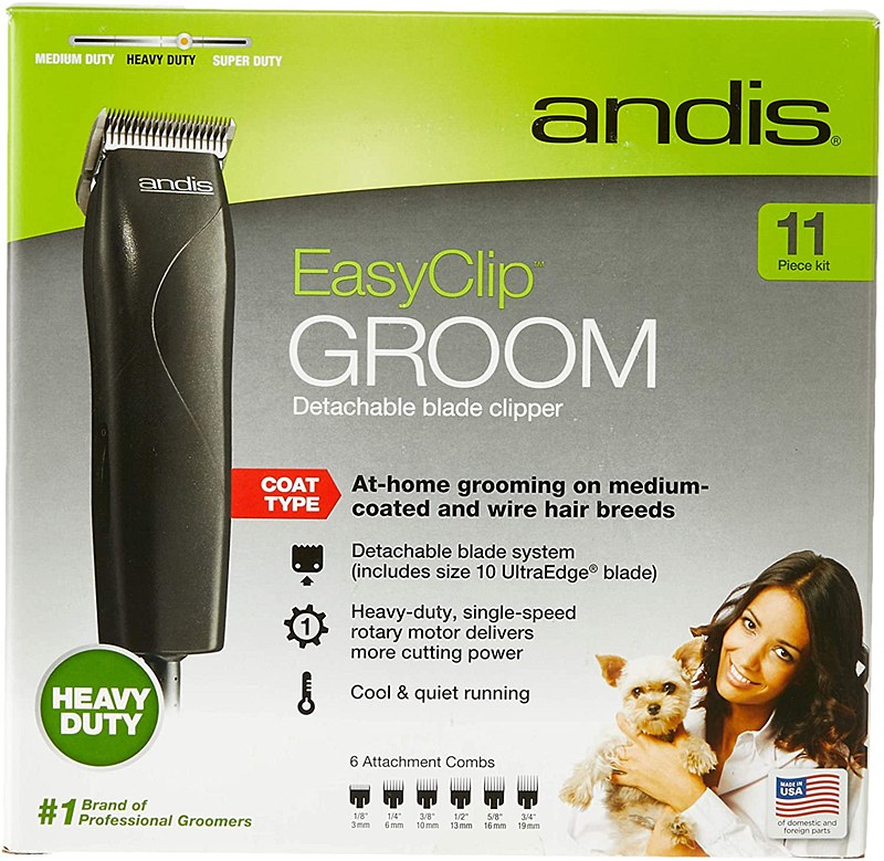 Andis easy clip groom best sale 11 piece