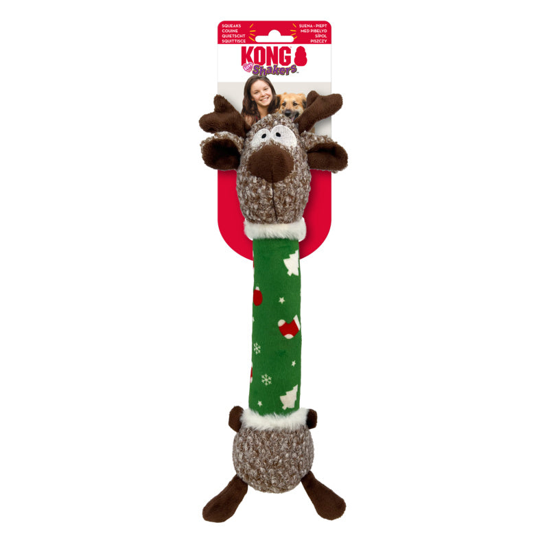 Kong Holiday Shakers Luvs Reindeer Med