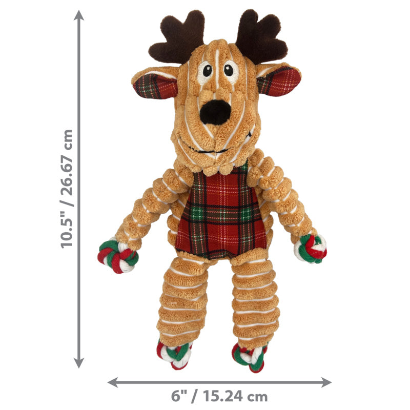 Kong Holiday Floppy Knots Reindeer Sml/Med