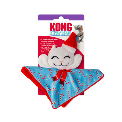 Kong Holiday Crackles Santa Kitty 