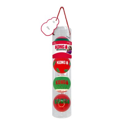 Kong Holiday Occasions Balls 4Pk Med