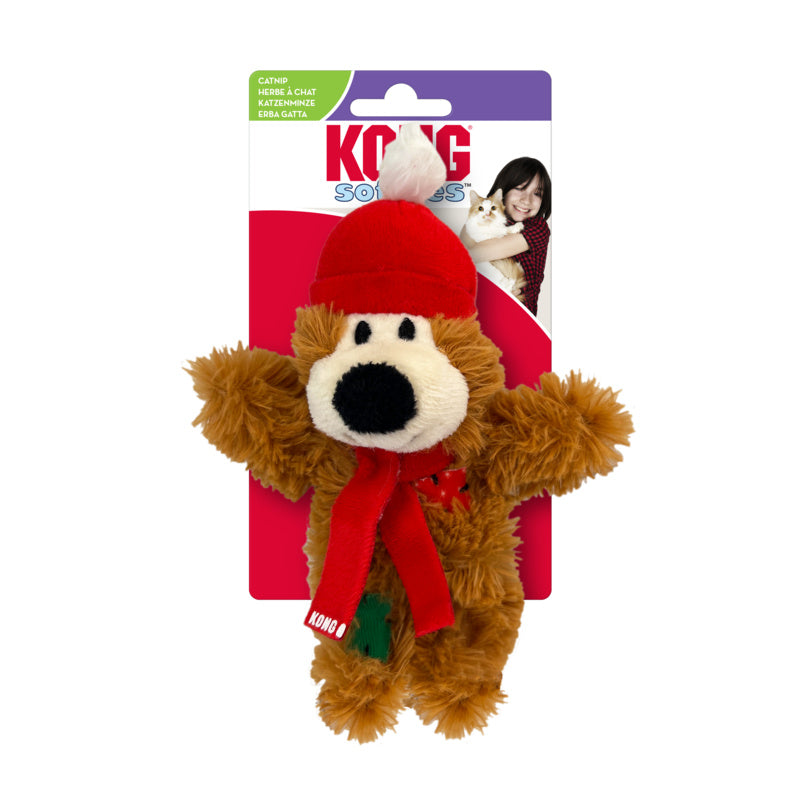 Kong Holiday Softies Bear Assorted