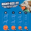 Chuckit! Breathe Right Fetch Ball 2Pk 5cm [Sz:Small]