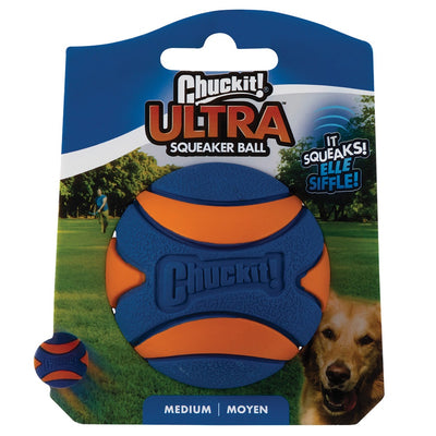 Chuckit! Ultra Squeaker Ball Medium 6cm 1Pk