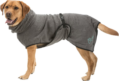 Trixie Bathrobe For Dogs Grey [Sz:75cm]