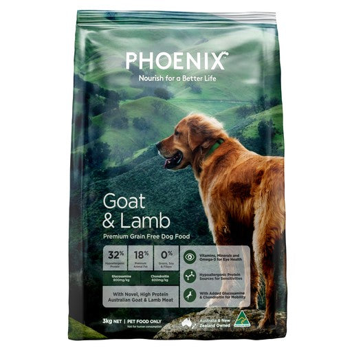 Phoenix Adult Goat & Lamb Grain Free Dog Food