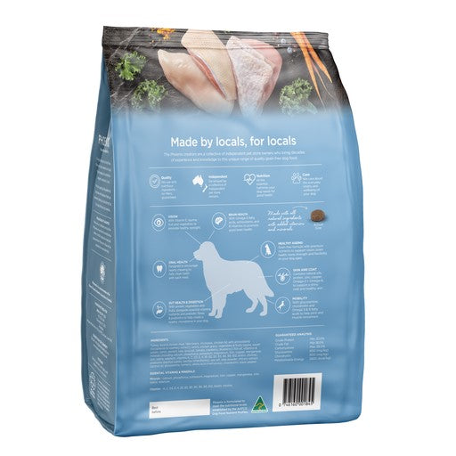 Phoenix Adult Turkey, Duck & Chicken Grain Free Dog Food