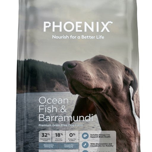 Phoenix Adult Ocean Fish & Barramundi Grain Free Dog Food