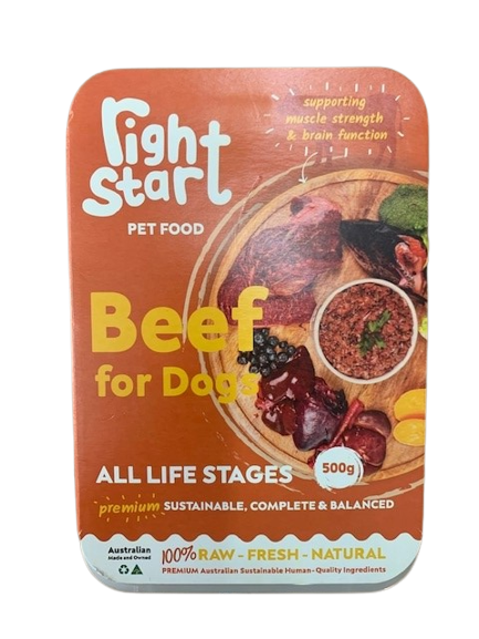 The Right Start Petfood Beef For Dogs 500G