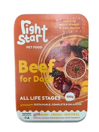 The Right Start Petfood Beef For Dogs 500G