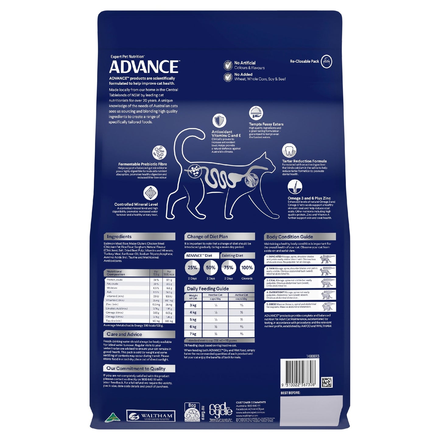 Advance Cat Adult Ocean Fish 3Kg