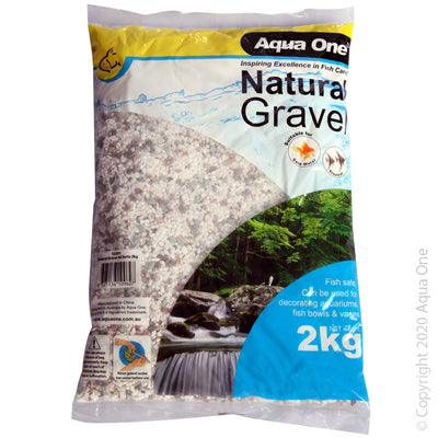 Aqua One Natural Gravel All Sorts 2Kg