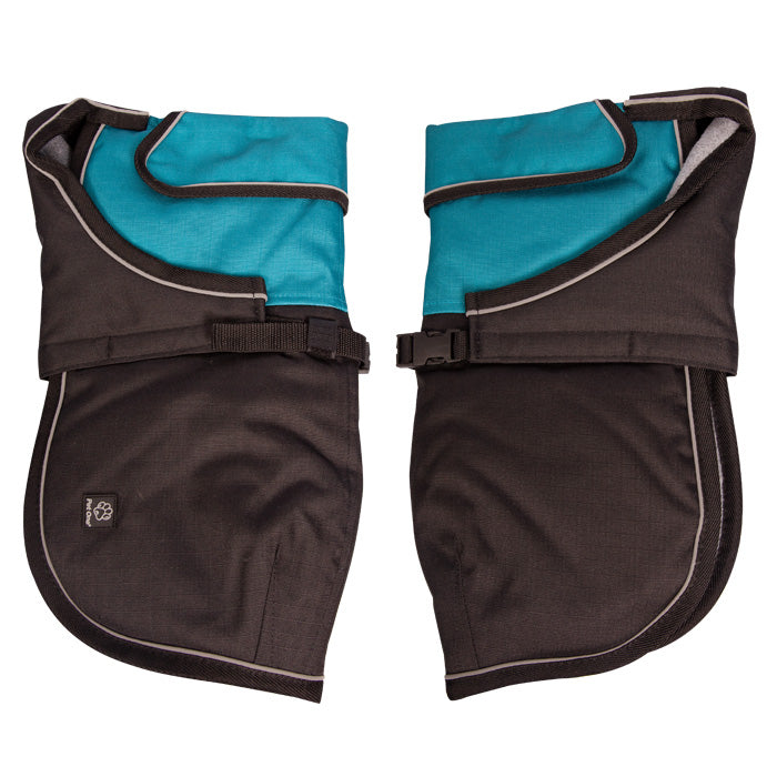 Pet One Dog Coat Blizzard Teal Black [Sz:30cm]