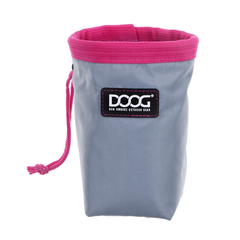 Doog Treat Pouch Grey/Pink