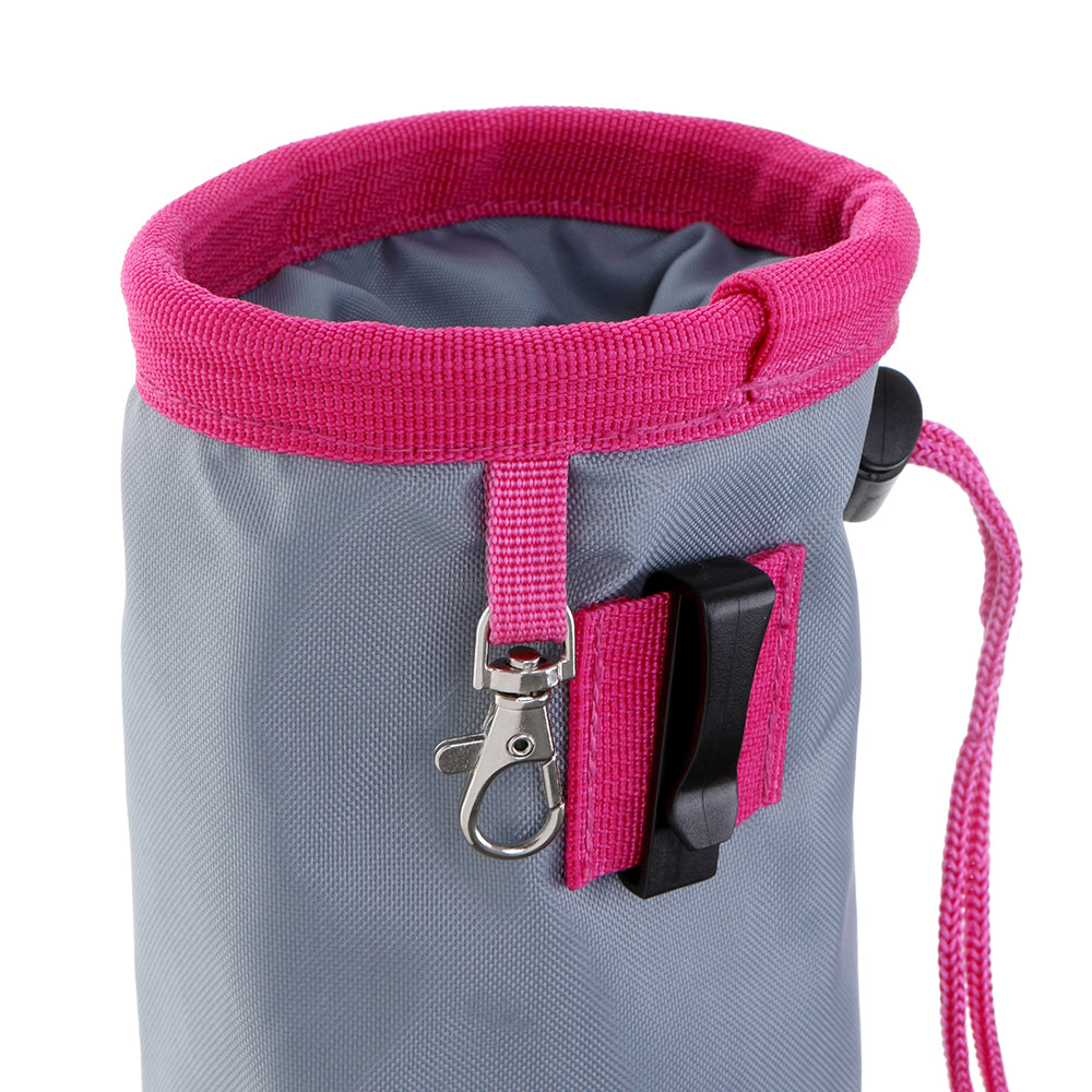 Doog Treat Pouch Grey/Pink