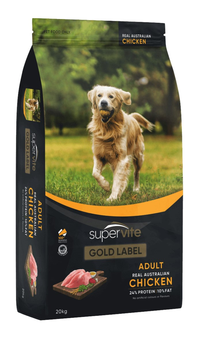 Supervite Gold Pro Adult Chicken 20Kg *Local Delivery or Instore Pick Up Only*