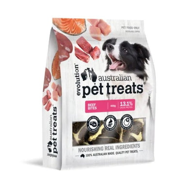 Evolution Australian Pet Treats Beef Bites 400g