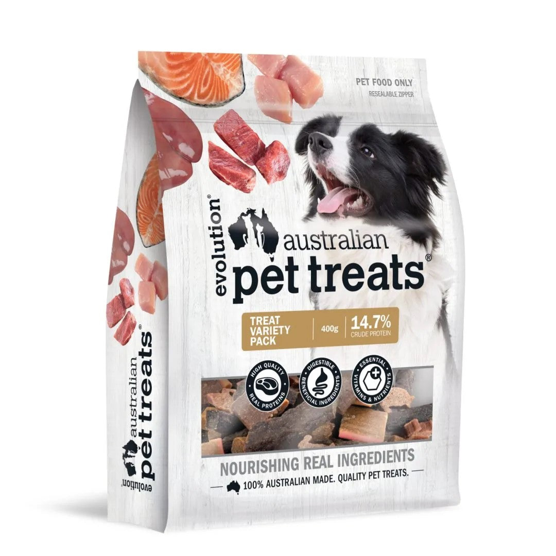 Evolution Australian Pet Treats Treat Variety Pack 400g