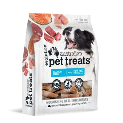 Evolution Australian Pet Treats Salmon Bites 400g