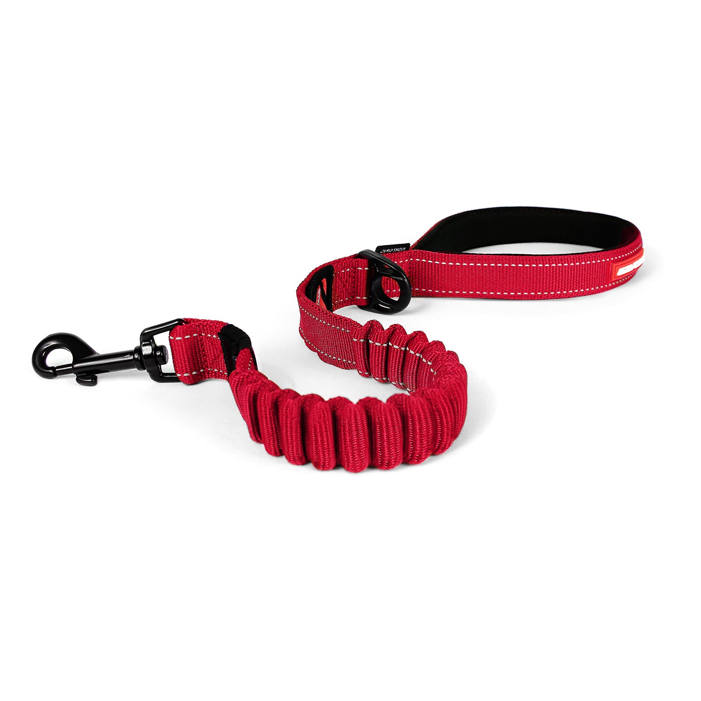 Ezy Dog Zero Shock Leash Red 25in/64cm