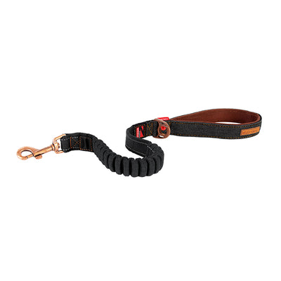 Ezy Dog Leash Zero Shock 25 Black Denim