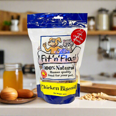 Fit & Flash Chicken Biscuits with oats and honey