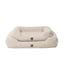 Indie & Scout Boucle Bolster Bed Large Stone