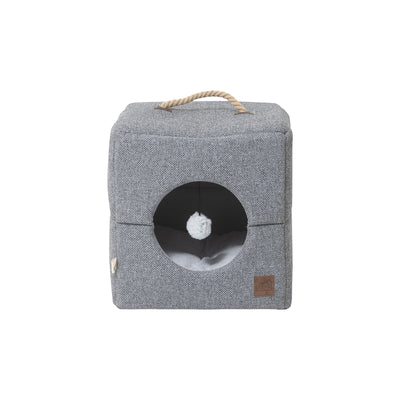 Indie & Scout Foldable Pet Cube One Size Charcoal