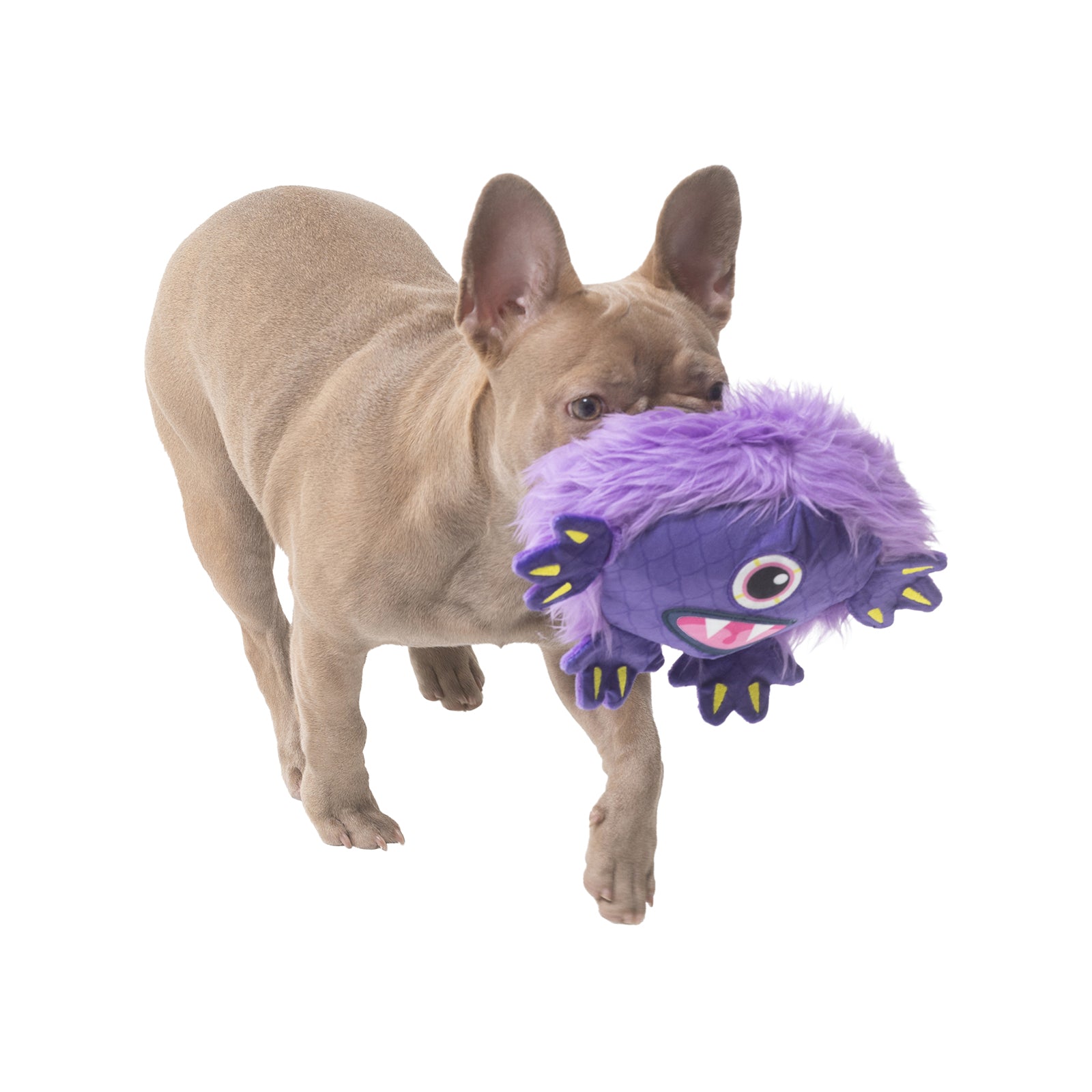 Indie & Scout Plush Round Monster Toy Purple