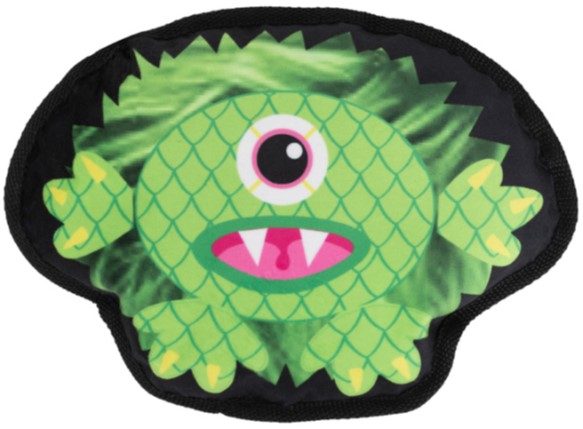 Indie & Scout Tough Round Monster Toy Green