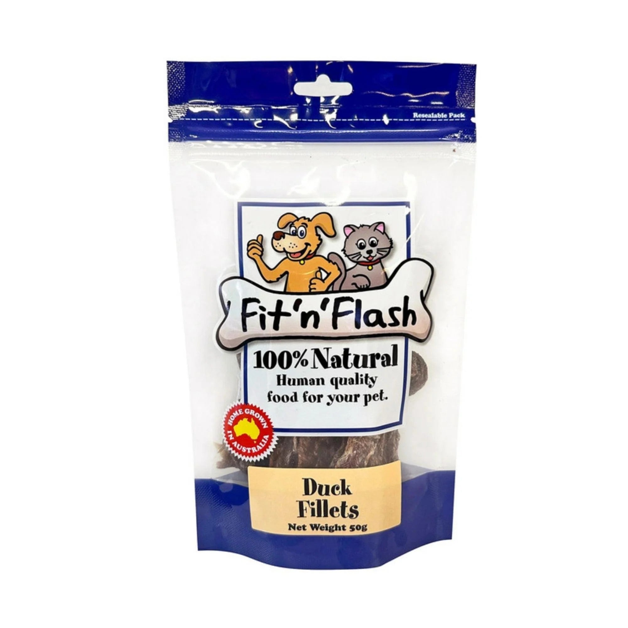 Buy Air Dried Dog Treats Online Fit n Flash Duck Fillets 50g We Know Pets