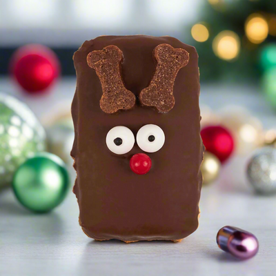 Kazoo Christmas Ruldolph Carob Cookie