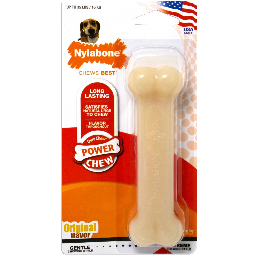 Nylabone Original Bone on Card Wolf