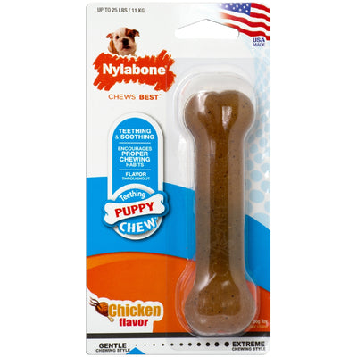 Nylabone Puppy Bone Chicken - Regular