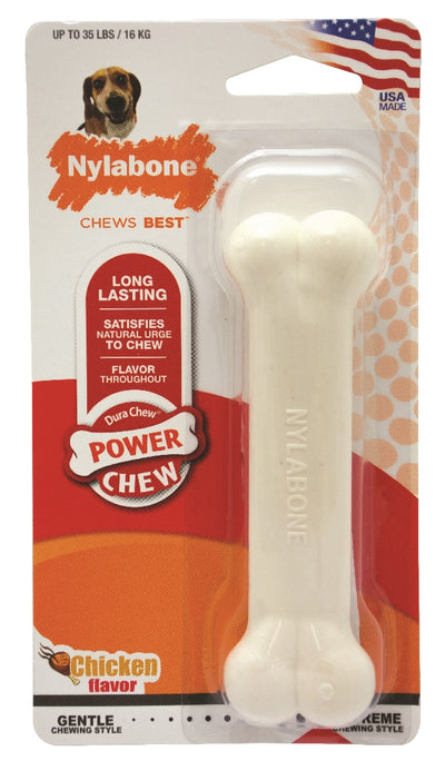 Nylabone Chicken Bone on Card Wolf