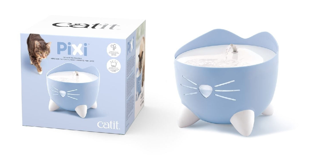 Catit Pixi Cat Fountain Blue