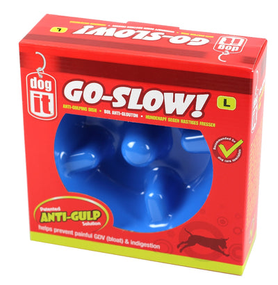 Anti Gulping Bowl Blue 1200ml