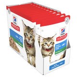 Pack of 12 Science Diet Cat Kitten Ocean Fish 85g Pouch