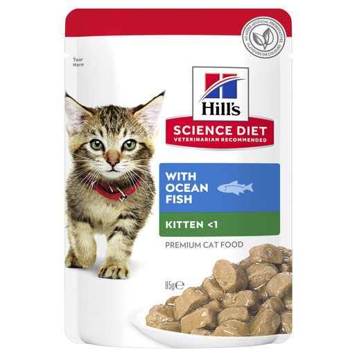 Science Diet Cat Kitten Ocean Fish 85g Pouch