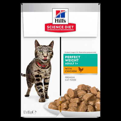 Science Diet Cat Adult Perfect Weight 85g Pouch