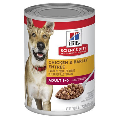 Science Diet Dog Adult Chicken 370g can