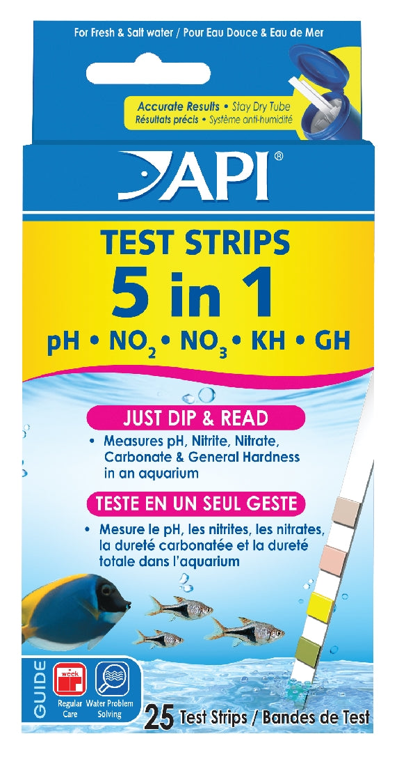 API 5 In 1 Test Strips