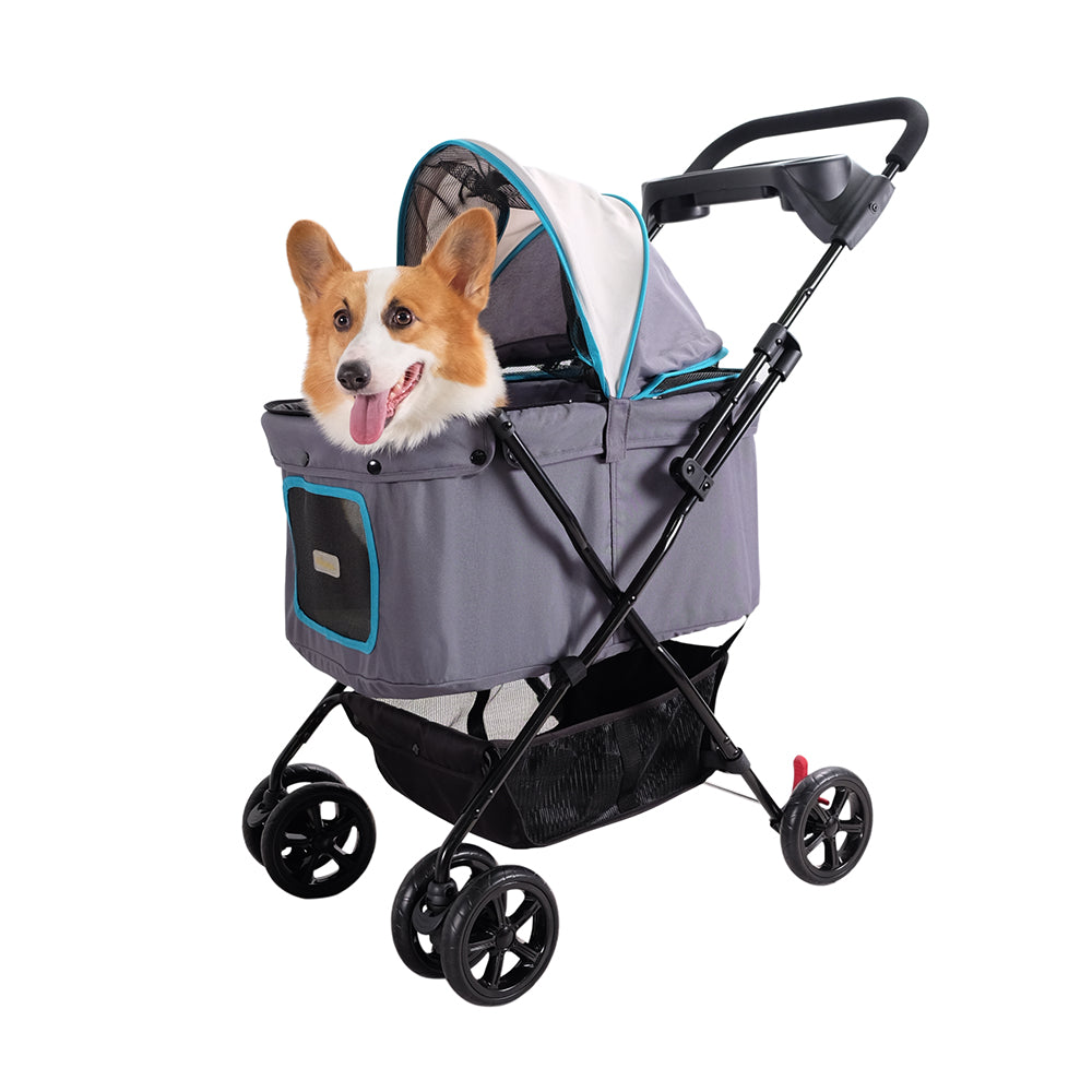 Ibiyaya Easy Strolling Pet Buggy Grey