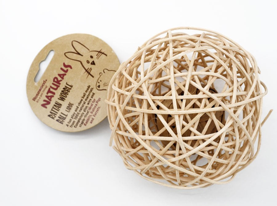 Rattan Wobble Ball (Large)