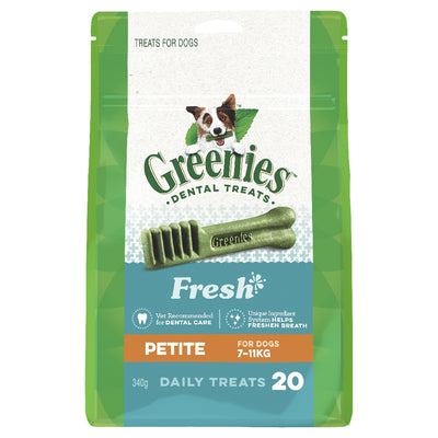 Greenies Mint Treat Pack Petite 20 Pack 340G