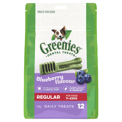 Greenies Blueberry Treat Pack Regular 340G