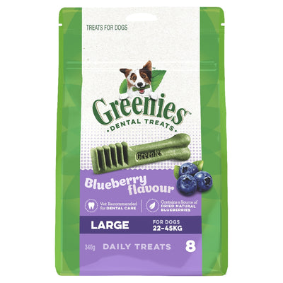 Greenies Blueberry Treat Pack Large 340G