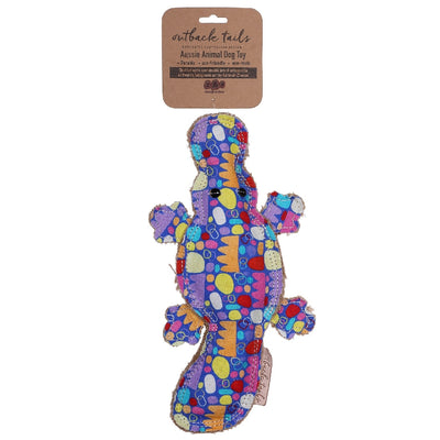 Outback Tails Canvas Chew Toy - Platypus (Pulli Pulli Multi Colour)