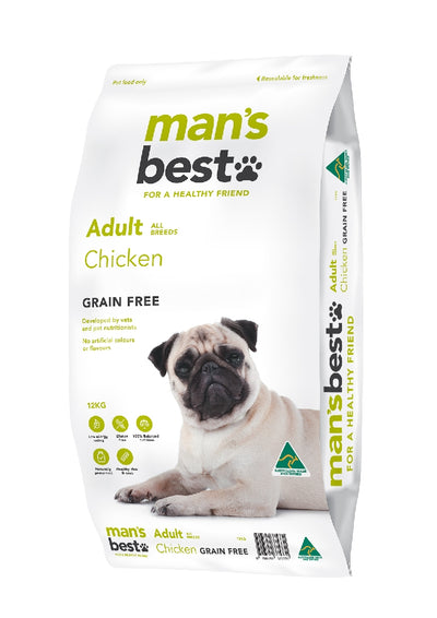 Man's Best Premium Adult Chicken Grain Free - 12kg