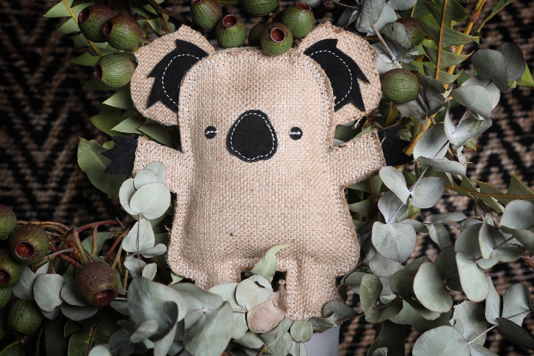 Outback Tails Kevin The Koala Jute Chew Toy